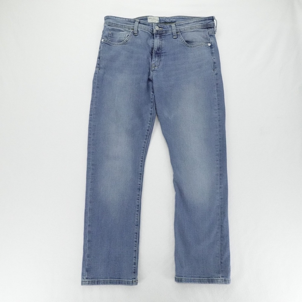 Pilcro Jeans Womens 30 Blue Slim Boyfriend  Straight Stretch Denim Anthropologie